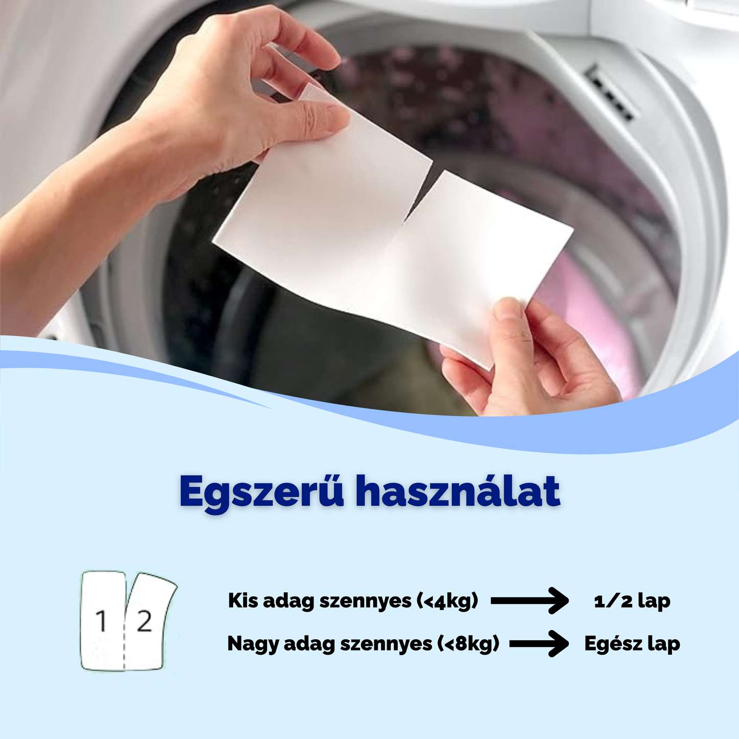 Tisztalap™ - Mosólap az érzékeny bőrűeknek