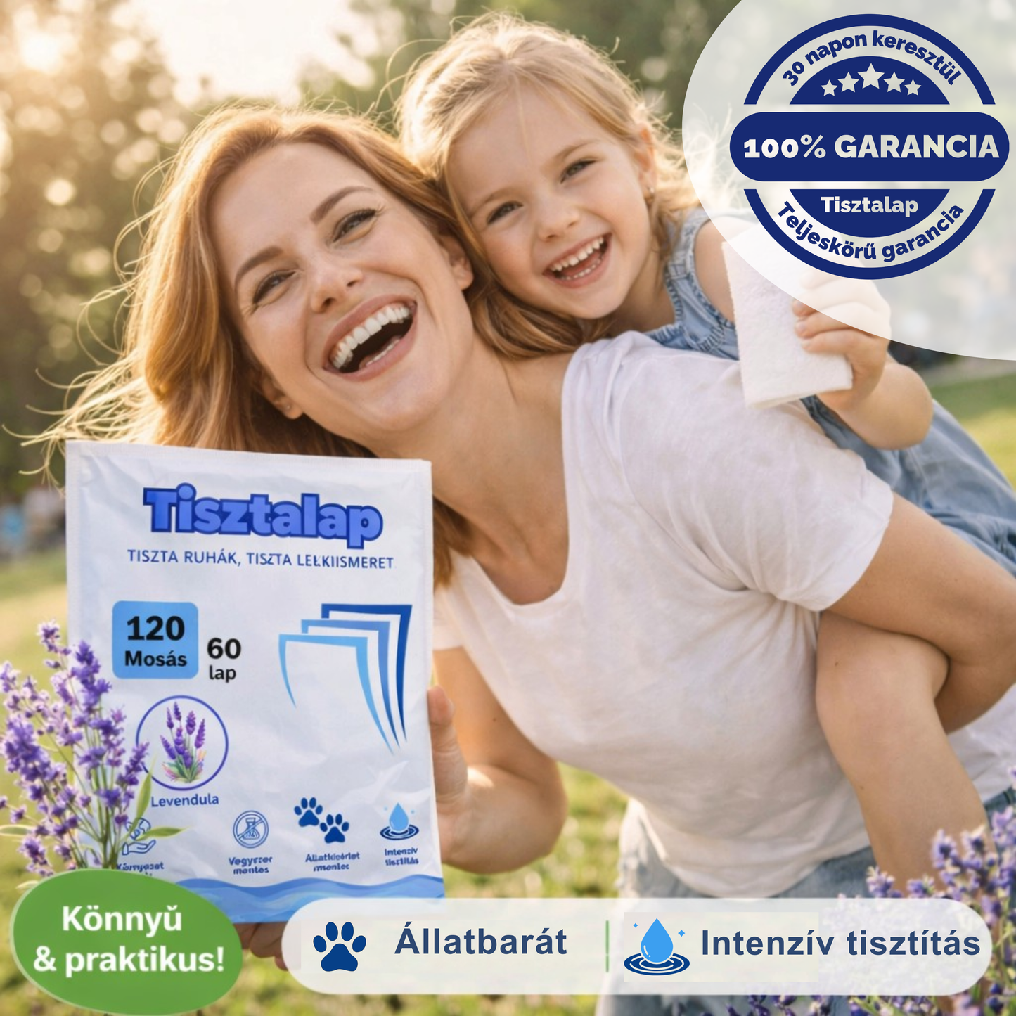 Tisztalap™ - Mosólap az érzékeny bőrűeknek