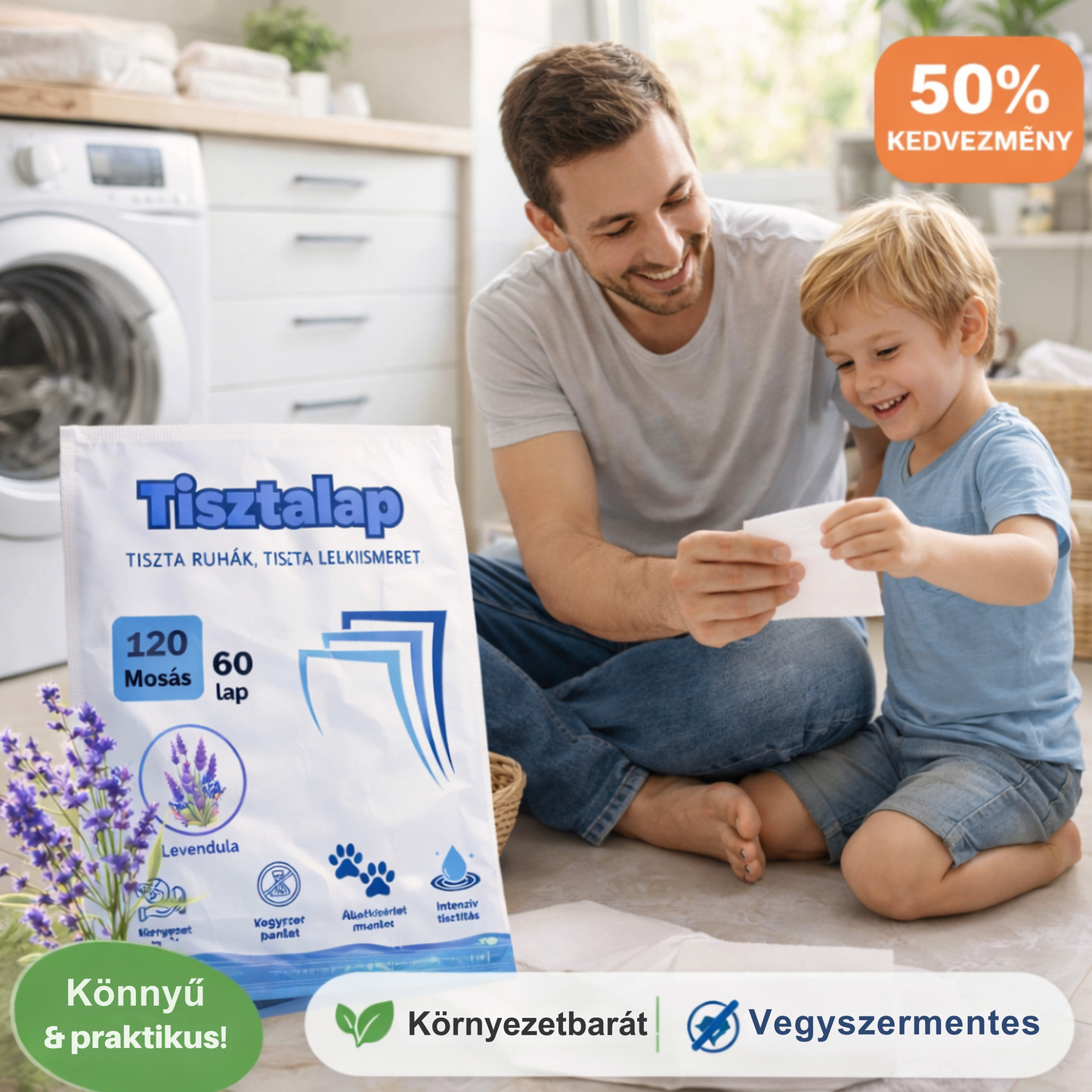 Tisztalap™ - Mosólap az érzékeny bőrűeknek