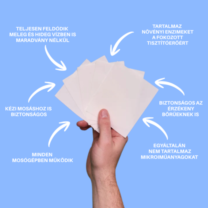 Tisztalap™ - Mosólap az érzékeny bőrűeknek